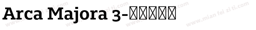 Arca Majora 3字体转换